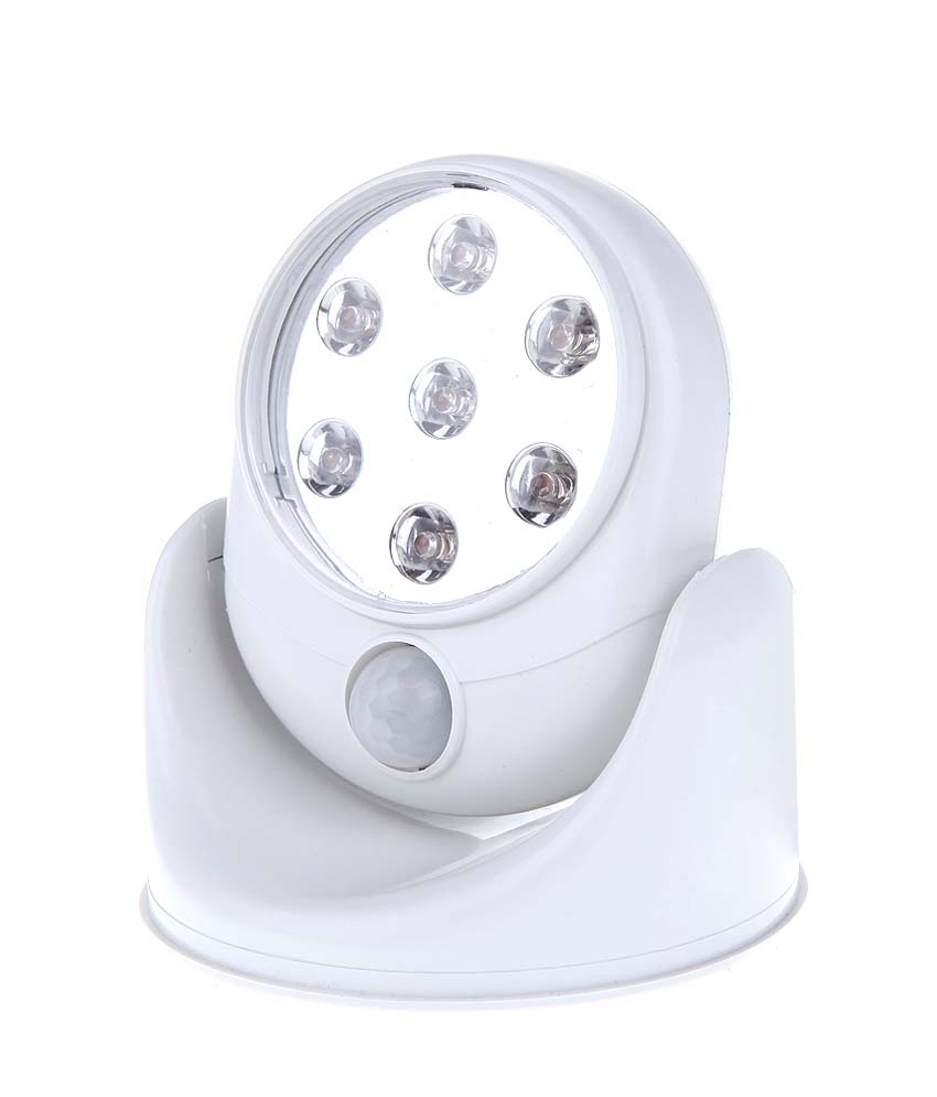Draadloze LED lamp voor binnen en/of buiten met sensor in de kleur wit